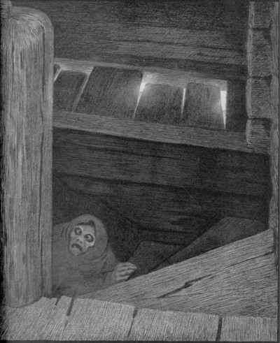 Kittelsen. Pesta i trappen.