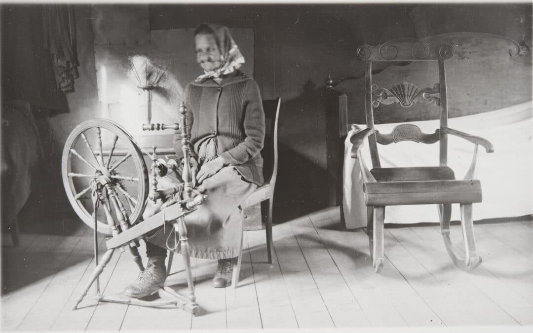 Perinteisiä ammatteja: kehrääjä